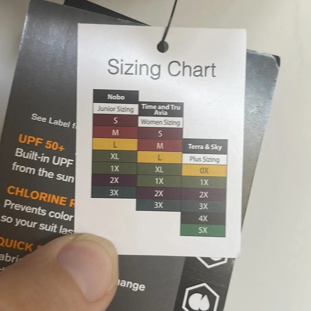 AVIA CROSS BACK SPORTS TOP/SWIMSUIT SIZE S NWT - Picture 3 of 7